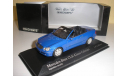 1:43 Mercedes-Benz CLK-Klasse Cabrio 2003 Blue Metallic L.Е.1008pcs., масштабная модель, 1/43, Minichamps