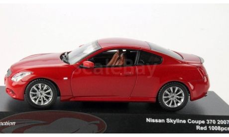 1:43 Nissan Skyline 2007 rot Coupe 370  L.E.1008 pcs. #JC48001RD, масштабная модель, scale43, Kyosho/J-Collection