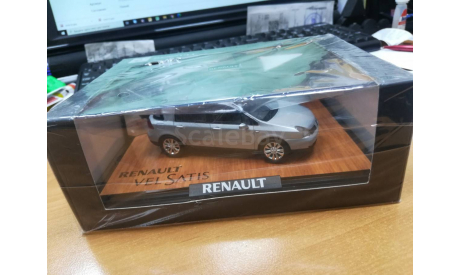 1:43 RENAULT VELSATIS 2005 GRIS PLATINE PROMO, масштабная модель, Norev, scale43