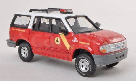 1:43 Ford Explorer XLT, Philadelphia Fire Department - Technical Support, Feuerwehr (USA) 1997, масштабная модель, 1/43, Del Prado