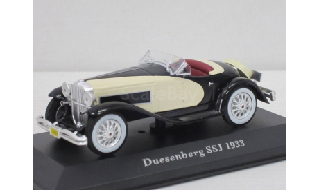 1:43 Duesenberg SSJ, schwarz/hellbeige 1933, масштабная модель, 1/43, Altaya