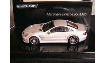 1:43 Mercedes SL65 AMG Linea Opaca 2009 mattsilver L.E.2010pcs., масштабная модель, scale43, Minichamps, Mercedes-Benz