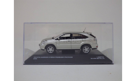 1:43 Toyota Harrier Hybrid Premium S Package 2006 silver L.E.1008 pcs., масштабная модель, scale43, J-Collection