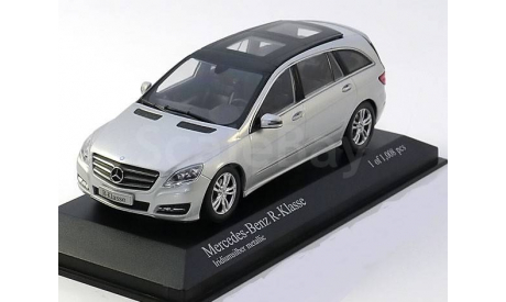 1:43 Mercedes R-Klasse 2010 silver L.E.1008 pcs., масштабная модель, 1/43, Minichamps, Mercedes-Benz