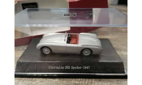 1:43 Cisitalia 202 Spyder, silber 1947, масштабная модель, Starline, scale43