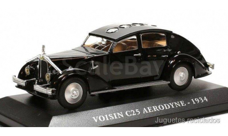 1:43 VOISIN C25 AERODYNE 1934 black, масштабная модель, 1/43, Altaya