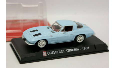 1:43 Chevrole Stingray 1963 hell RAR, масштабная модель, 1/43, Altaya, Chevrolet