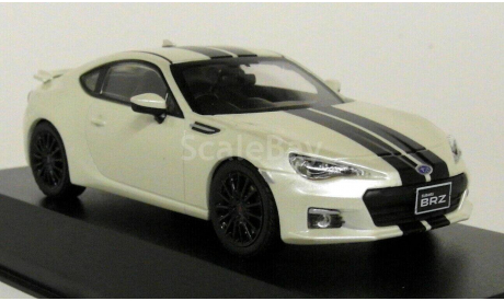 1:43 Subaru BRZ 2013 White with Black lines JCP74009WL, масштабная модель, scale43, J-Collection