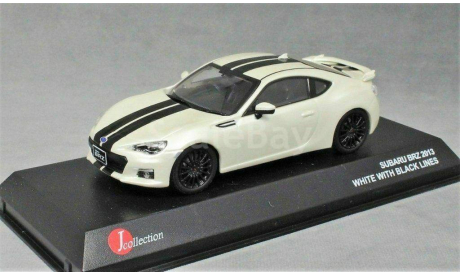 1:43 Subaru BRZ 2013 White with Black lines JCP74009WL, масштабная модель, scale43, J-Collection