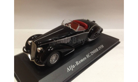 1:43 Alfa Romeo 8C 2900 B, schwarz 1938, масштабная модель, 1/43, Altaya