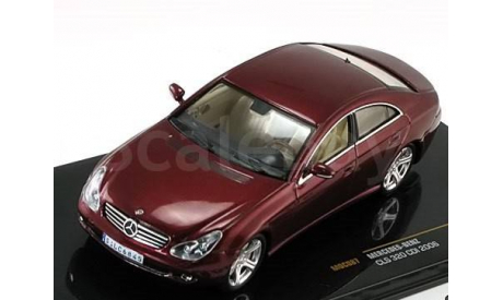 1:43 Mercedes CLS 320 CDI, met.-dkl.-rot 2006, масштабная модель, 1/43, IXO Road (серии MOC, CLC), Mercedes-Benz