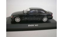 1:43 BMW M3 E36 1992 черный #940 022300, масштабная модель, scale43, Minichamps