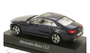 1:43 Mercedes-Benz CLS coupe (C257) 2018 cavansite blue metallic B66960543, масштабная модель, 1/43, Norev