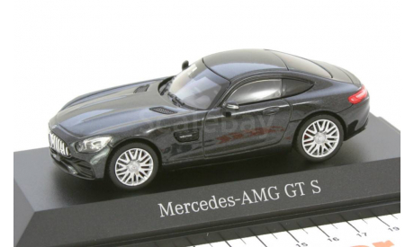 1:43 Mercedes-Benz AMG GT S Coupe C190 черный металлик B66960435, масштабная модель, scale43, Norev