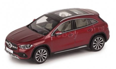 1:43 Mercedes GLA-class 2020 (H247) designo patagonia red красный металлик B66961035, масштабная модель, 1/43, Spark, Mercedes-Benz