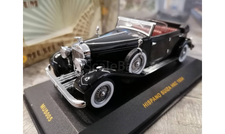 1:43 HISPANO SUIZA H6C 1934 Grey & Black MUS005 RAR, масштабная модель, scale43, IXO Museum (серия MUS), Hispano-Suiza
