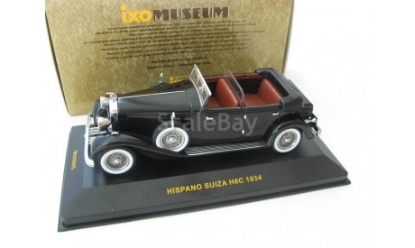 1:43 HISPANO SUIZA H6C 1934 Grey & Black MUS005 RAR, масштабная модель, scale43, IXO Museum (серия MUS), Hispano-Suiza