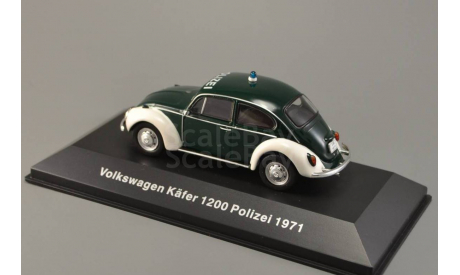 1:43 VW Käfer 1200 Polizei 1971, масштабная модель, 1/43, Norev/DeAgostini, Volkswagen