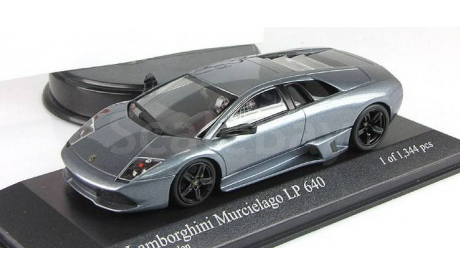 1:43 LAMBORGHINI MURCIELAGO LP640 2006 gray metallic L.E.1344 pcs. #400103920, масштабная модель, Minichamps, scale43
