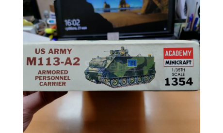 1:35 Сборная модель U.S. M113A2 Armored Personnel Carrier Academy N1354, сборные модели бронетехники, танков, бтт, scale35