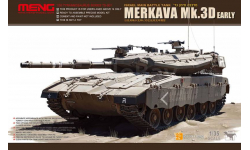 1:35 Сборная модель Танк Merkava Mk.3 3D Early MENG TS-001