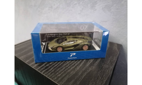 1:64 Lamborghini SIAN FKP 37 Verde Gea #H01-H07, масштабная модель, scale64, PosterCars
