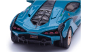 1:64 Lamborghini SIAN FKP 37 Blu Uranus #H01-H08, масштабная модель, PosterCars, scale64