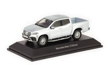 1:43 Mercedes-Benz X-Klasse Pick-Up (BR470) 2017 Silver #B66004252, масштабная модель, Spark, scale43