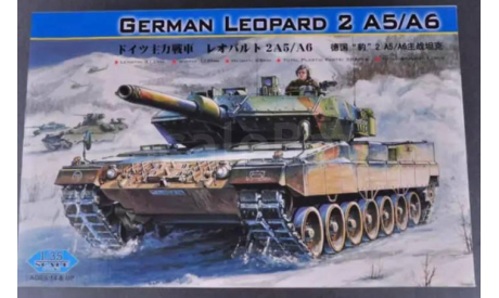 1:35 Сборная модель German Leopard 2 A5/A6 #82402 Hobby Boss, сборные модели бронетехники, танков, бтт, scale35