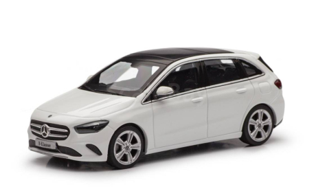 1:43 Mercedes-Benz B-класс 2018 W247 White #B66960457, масштабная модель, Herpa, scale43