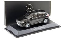 1:43 Mercedes-Benz EQA 2021 (H243) черный металлик #B66960825, масштабная модель, Herpa, scale43
