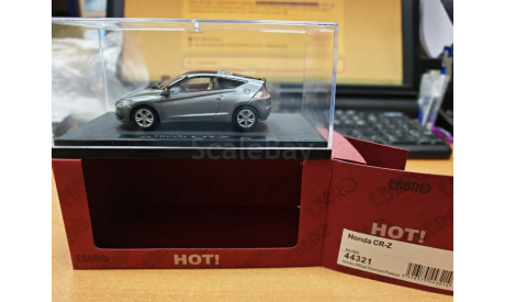 1:43 Honda CR-Z 2010 серебристый #44321, масштабная модель, Ebbro, scale43