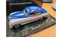 1:43 Bentley S2 1960 серебристый/синий  L.E.2544pcs. арт.436139950, масштабная модель, Minichamps, scale43