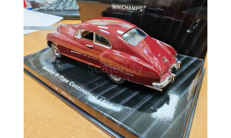 1:43 Bentley R-Type Continental 1955 красный  L.E.1056pcs. арт.436139422, масштабная модель, Minichamps, scale43