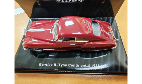 1:43 Bentley R-Type Continental 1955 красный  L.E.1056pcs. арт.436139422, масштабная модель, Minichamps, scale43