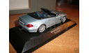 1:43 Mercedes SL-Class Cabrio 2001 silverblue-metallic B6 696 1923, масштабная модель, scale43, Minichamps, Mercedes-Benz