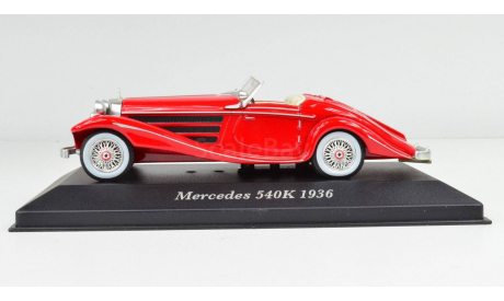 1:43 Mercedes 540K Roadster, rot 1936, масштабная модель, Altaya, Mercedes-Benz, scale43