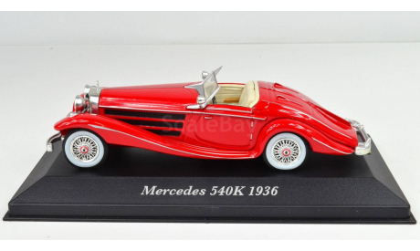 1:43 Mercedes 540K Roadster, rot 1936, масштабная модель, Altaya, Mercedes-Benz, scale43