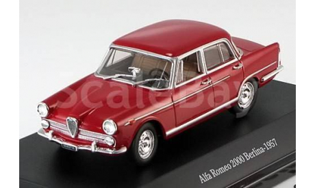 1:43 Alfa Romeo 2000 Berlina 1957 rot, масштабная модель, 1/43, Starline