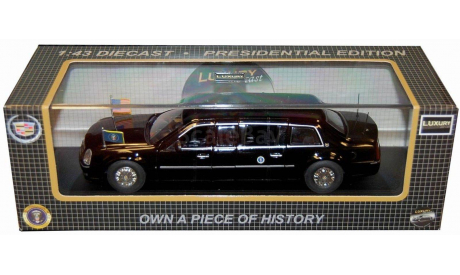 1:43 Cadillac Presidential State Car, schwarz 2009, масштабная модель, 1/43, Luxury Diecast (USA)