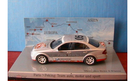 1:43 Mercedes E-Klasse Rally Paris-Beijing 2007 Team AMS L.E.500pcs., масштабная модель, scale43, Minichamps, Mercedes-Benz