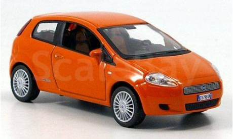 1:43 Fiat Grande Punto, orange, 3-Türer 2005 #771064, масштабная модель, 1/43, Norev