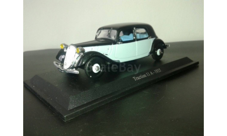 1:43 Citroen Traction 11 A schwarz-grau 1935, масштабная модель, 1/43, Atlas (автомобили Франции), Citroën