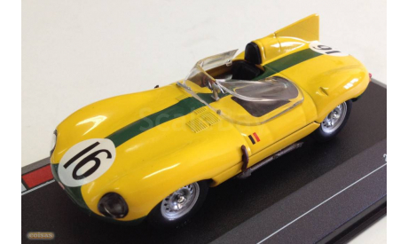 1957 Jaguar D type Le Mans Paul Frére/F.Rousselle, масштабная модель, Altaya Le Mans Collection, 1:43, 1/43