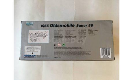 1955 Oldsmobile Super 88, масштабная модель, Welly, 1:18, 1/18