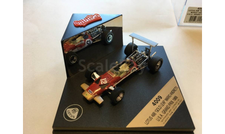 1968 Lotus 49B F1 GP USA Mario Andretti ’Gold Leaf’, масштабная модель, Quartzo, scale43