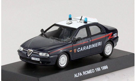 Alfa Romeo 156 Carabinieri 1999 DeAgostini, масштабная модель, 1:43, 1/43