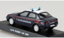 Alfa Romeo 156 Carabinieri 1999 DeAgostini, масштабная модель, 1:43, 1/43