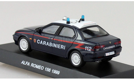 Alfa Romeo 156 Carabinieri 1999 DeAgostini, масштабная модель, 1:43, 1/43