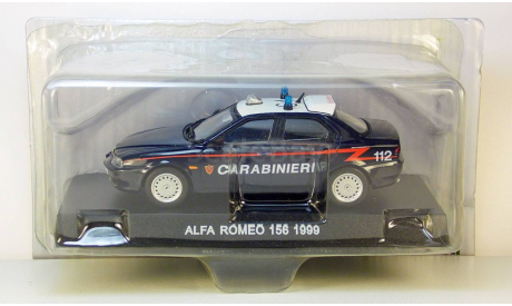 Alfa Romeo 156 Carabinieri 1999 DeAgostini, масштабная модель, 1:43, 1/43
